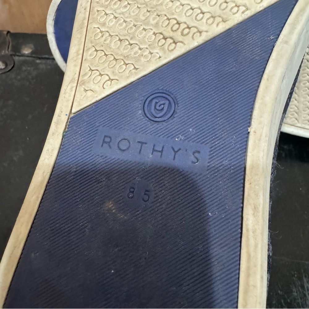 Rothy’s The Orginal Slip On Sneaker Size 8.5 Navy Camo - Picture 13 of 15